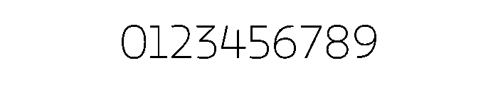 29LTOkaso ExtraLightStretch Instance Font OTHER CHARS