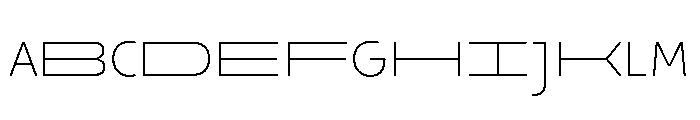 29LTOkaso ExtraLightStretch Instance Font UPPERCASE