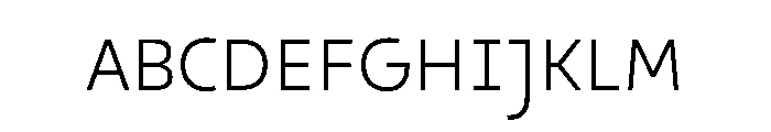 29LTOkaso Light Instance Font UPPERCASE