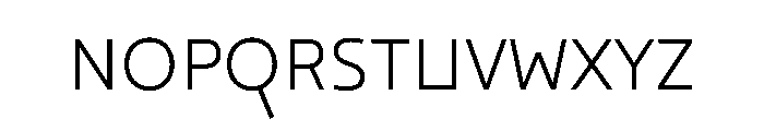 29LTOkaso Light Instance Font UPPERCASE