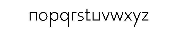 29LTOkaso Light Instance Font LOWERCASE
