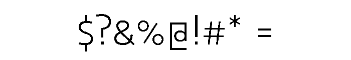 29LTOkaso Light Font OTHER CHARS