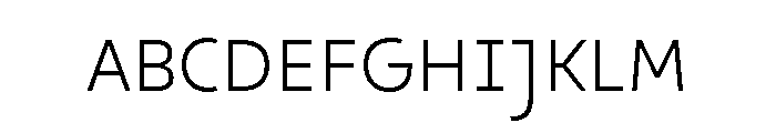 29LTOkaso Light Font UPPERCASE