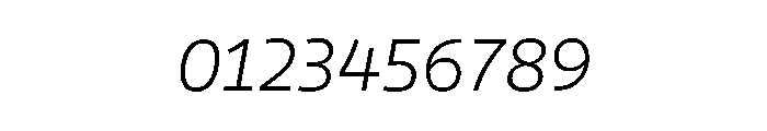 29LTOkaso LightSlanted Font OTHER CHARS
