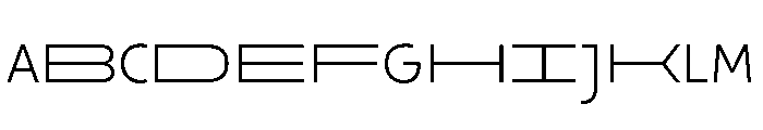 29LTOkaso LightStretch Instance Font UPPERCASE