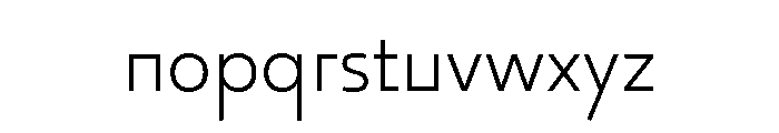 29LTOkaso Light Font LOWERCASE