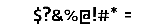 29LTOkaso Medium Instance Font OTHER CHARS