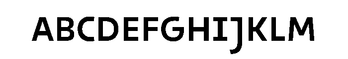 29LTOkaso Medium Instance Font UPPERCASE