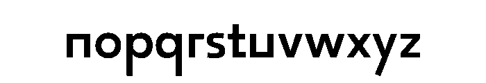 29LTOkaso Medium Instance Font LOWERCASE