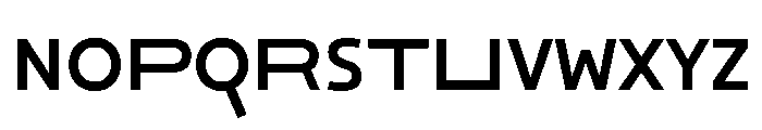 29LTOkaso MediumSemiStretch Instance Font UPPERCASE