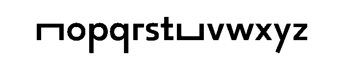 29LTOkaso MediumSemiStretch Instance Font LOWERCASE