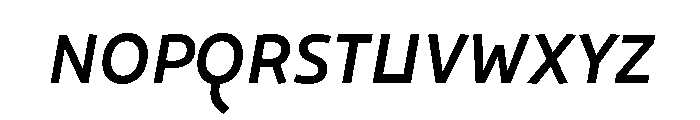 29LTOkaso MediumSlanted Font UPPERCASE