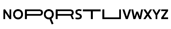 29LTOkaso MediumStretch Instance Font UPPERCASE