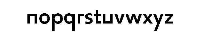 29LTOkaso Medium Font LOWERCASE