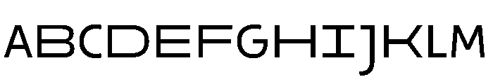 29LTOkaso RegularSemiStretch Instance Font UPPERCASE