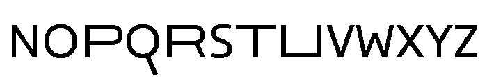 29LTOkaso RegularSemiStretch Instance Font UPPERCASE