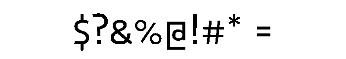 29LTOkaso RegularStretch Instance Font OTHER CHARS
