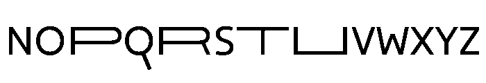 29LTOkaso RegularStretch Instance Font UPPERCASE