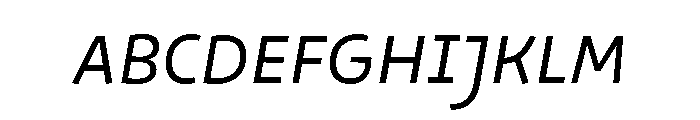 29LTOkaso Slanted Font UPPERCASE