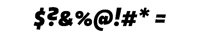 29LTOkasoSlanted BlackSlanted Instance Font OTHER CHARS