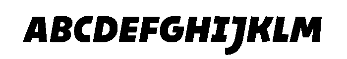 29LTOkasoSlanted BlackSlanted Instance Font UPPERCASE