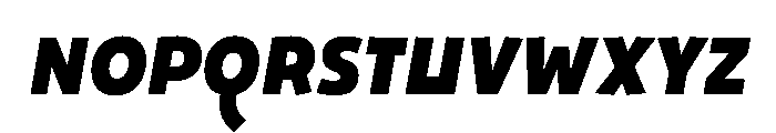 29LTOkasoSlanted BlackSlanted Instance Font UPPERCASE