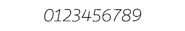 29LTOkasoSlanted ExtraLightSlanted Instance Font OTHER CHARS
