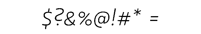 29LTOkasoSlanted LightSlanted Instance Font OTHER CHARS