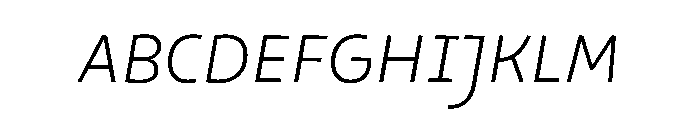 29LTOkasoSlanted LightSlanted Instance Font UPPERCASE