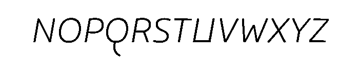 29LTOkasoSlanted LightSlanted Instance Font UPPERCASE