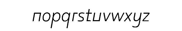 29LTOkasoSlanted LightSlanted Instance Font LOWERCASE