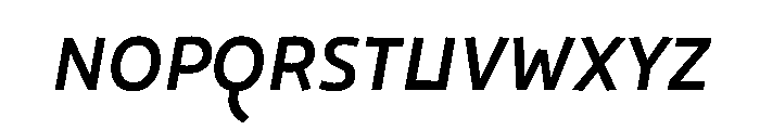 29LTOkasoSlanted MediumSlanted Instance Font UPPERCASE