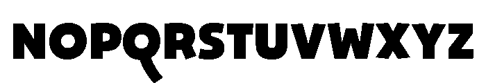29LTOskura Black Font UPPERCASE