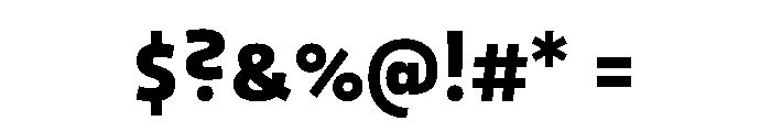 29LTOskura ExtraBold Instance Font OTHER CHARS