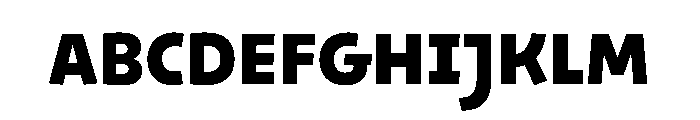 29LTOskura ExtraBold Instance Font UPPERCASE