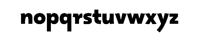 29LTOskura ExtraBold Instance Font LOWERCASE