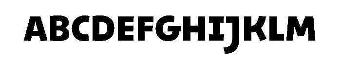 29LTOskura ExtraBold Font UPPERCASE