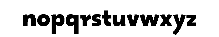 29LTOskura ExtraBold Font LOWERCASE
