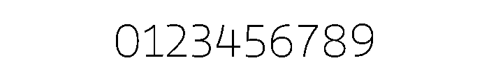29LTOskura ExtraLight Font OTHER CHARS