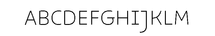 29LTOskura ExtraLight Font UPPERCASE