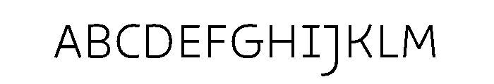 29LTOskura Light Instance Font UPPERCASE