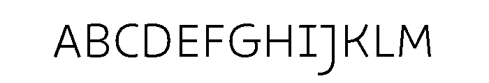 29LTOskura Light Font UPPERCASE