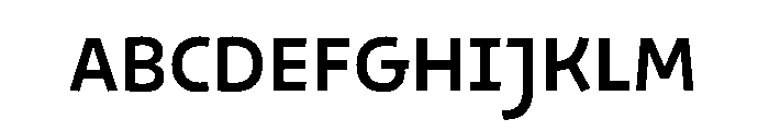 29LTOskura Medium Instance Font UPPERCASE