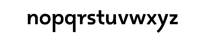 29LTOskura Medium Instance Font LOWERCASE