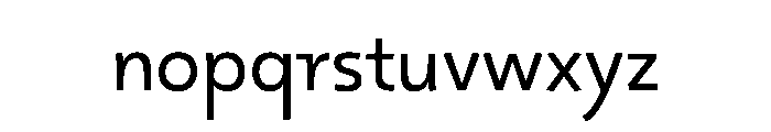 29LTOskura Regular Instance Font LOWERCASE