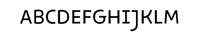 29LTOskura Regular Font UPPERCASE