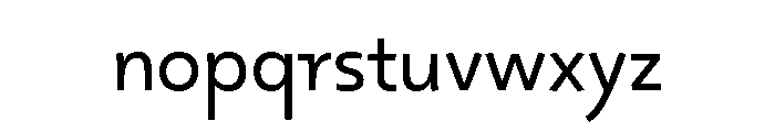 29LTOskura Regular Font LOWERCASE