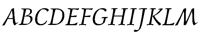 29LTRiwaya Italic Font UPPERCASE