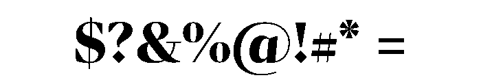 29LTZaridDisplay Bold Instance Font OTHER CHARS