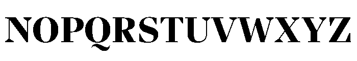 29LTZaridDisplay Bold Instance Font UPPERCASE